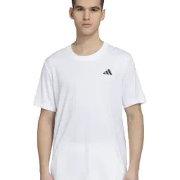 Adidas White Regular Fit Sports T-Shirt-picture-32