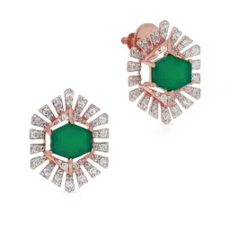 Malabar Gold and Diamonds 18k Rose Gold Stud Earrings-picture-42