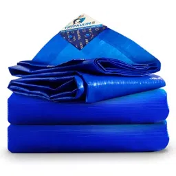 TUFFPAULIN 30x30 Ft 90 GSM Blue Extra Strong Virgin MLCL Sheet Film Tirpal-image-3
