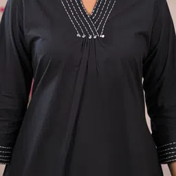 Readiprint Women Floral Printed Regular Pure Cotton Kurta with Palazzos image 3