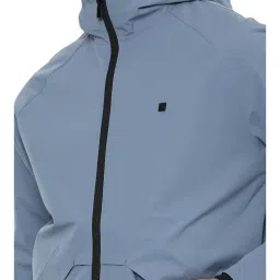 Allen Solly Blue Regular Fit Hooded Jacket image 4
