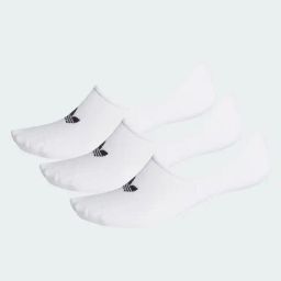 Adidas Originals White Low Cut Liner Socks Pair of 3 - S-picture-20