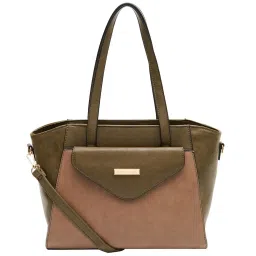 Giordano Blossoms 2020 Green Textured Medium Shoulder Handbag image 1