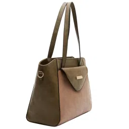 Giordano Blossoms 2020 Green Textured Medium Shoulder Handbag image 5