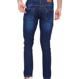 Giordano Dark Blue Cotton Slim Fit Jeans image 2