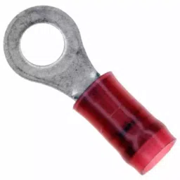 MULTICOMP PRO Ring Crimp Terminals TERMINAL, RING TONGUE, #4, CRIMP, RED, MC29552 (Pack of 100)-picture-19