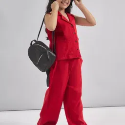 StyloBug Girls Red Top With Pants image 5