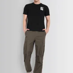 Dcyphr Black Regular Fit Revolution Graphic T-Shirt image 5