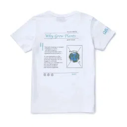 Gini & Jony Kids White Printed T-Shirt image 2