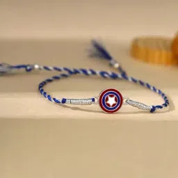 Giva 925 Silver Vibranium Rakhi For Kids-image-4