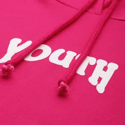 Harvard Graphic Printed Cotton Hooded Sweatshirt image 4