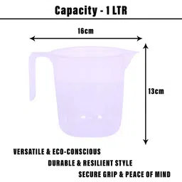 Kuber Industries Transparent 5 piece Solid Plastic Bath Accessories Set image 5