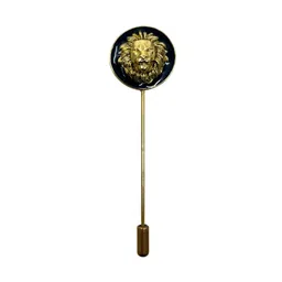 AAMIYA CREATIONS Men Lion Design Laple Pin Minimal Brooch image 2