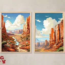 WALLLANE Brown Wood Wall Art-picture-18