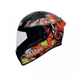 Studds N10 Black Xtra Large (600 mm) Full Face Helmet, Thunder D10 Decor-picture-32
