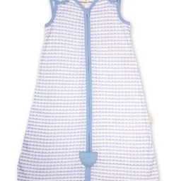 NINTARA BABY Lightweight, 100% Organic Cotton 0.5 TOG Medium Sleep Sack Pack of 1 - Bumpy Skies-picture-13