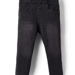 Simply Premium Denim Full Length Washed Jeans - Black-picture-22