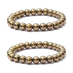 ARDLOR Set Of 2 Artificial Beaded Elasticated Bracelets-image-42