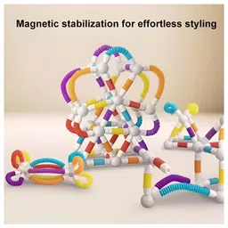 Negocio 42 Pcs Flexible Magnetic Sticks Building Blocks for Kids ! Educational Stem Learning Magnet Stick With Balls Game Set image 5