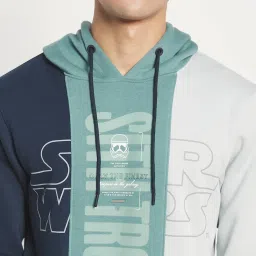 Octave Multi Regular Fit Colour Block Hooded Sweatshirt image 5