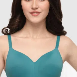 Soie Teal Non Padded Bra image 1