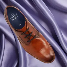 Bugatti Men Laci Light Cognac Shoe Lace - Up-image-92