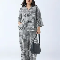 Gia by Westside Black Printed Shirt image 3