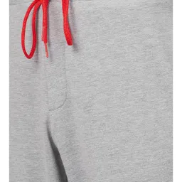 UnderJeans by Spykar Grey Melange Slub Joggers image 4