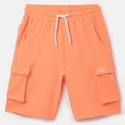 United Colors of Benetton Kids Orange Regular Fit Shorts-picture-25