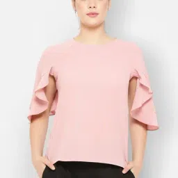 Gipsy Pink Synthetic Top-image-30