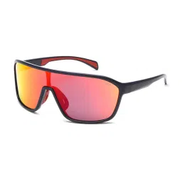 IDEE Black Wraparound UV Protection Sunglasses for Men image 1