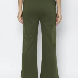 Allen Solly Green Cotton Sports Track Pants image 2