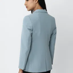 Van Heusen Powder Blue Regular Fit Blazer image 2