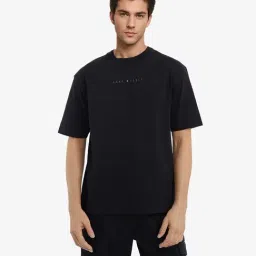 Rare Rabbit Black Oversized Graphic T-Shirt-picture-25