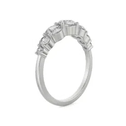 Emori 18k White Gold & Diamond Bexley Sparkling Band Ring image 3