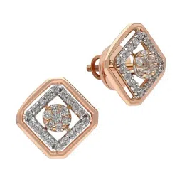 Malabar Gold and Diamonds 18k (750) Rose Gold Earrings for Women-picture-30