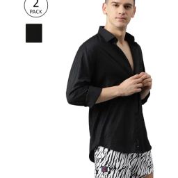 The Bear House Black & White Boxers - Pack of 2-picture-4