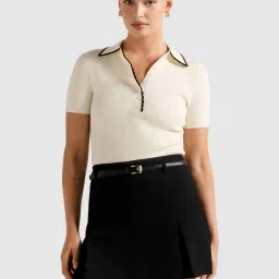 forever new Reagan Contrast Trim Polo image 1