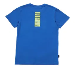 Gini & Jony Kids Blue & Yellow Printed T-Shirt image 2