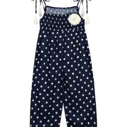 Budding Bees Kids Blue Printed Jumpsuit-picture-49