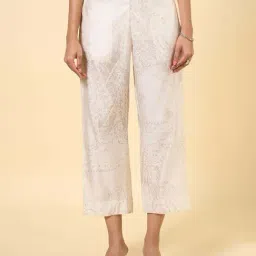 Marigold Lane Beige Regular Fit Printed Pants-image-73