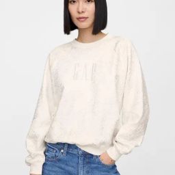 GAP White Relaxed Fit Graphic Sweatshirt-picture-37