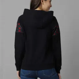 Allen Solly Black Cotton Printed Sweatshirt image 2