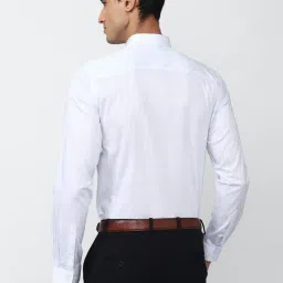 Peter England Blue Cotton Slim Fit Printed Shirt image 2