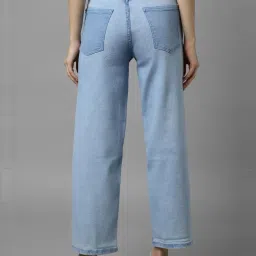 Allen Solly Blue Cotton Mid Rise Jeans image 2