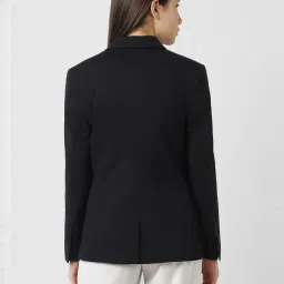 Van Heusen Black Regular Fit Blazer image 2