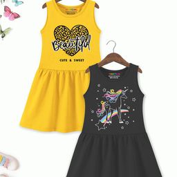 YK X Trampoline Print A-Line Dress-picture-45