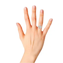 PC Jeweller Reymond 18k White Gold Ring for Women image 2