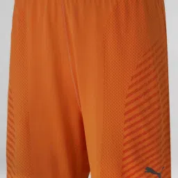 Puma Orange Regular Fit Printed Sport Shorts image 2