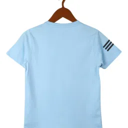 Monte Carlo Kids Sky Blue Graphic Print T-Shirt image 2